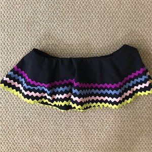 Karla Colletto Zola Ruffle Bandeau Swim Top size 8